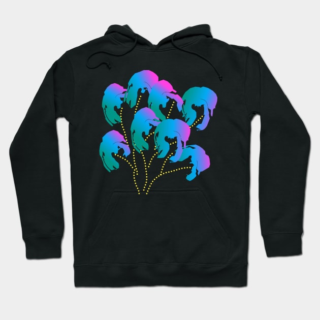 Fantasy flower vector Hoodie by Fadmel